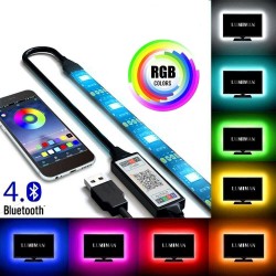 LED RGB juosta su USB jungtimi ir Bluetooth