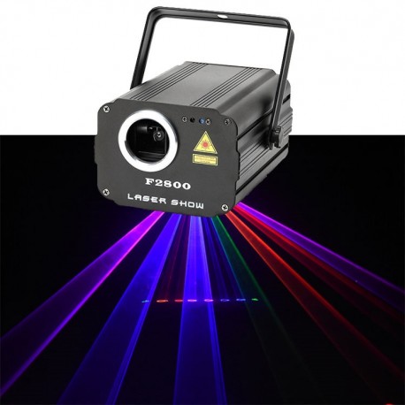 RGB Lazerinis animacinis projektorius, 510mW
