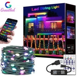 LED RGB išmanioji lempučių girlianda (200 LED-20m)